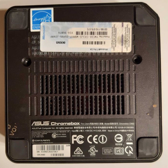 ASUS ChromeBox Win10