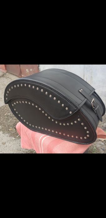 Мото кофры из кожи