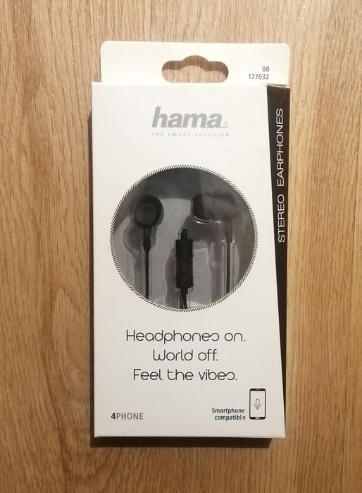 Auriculares Hama - NOVOS -