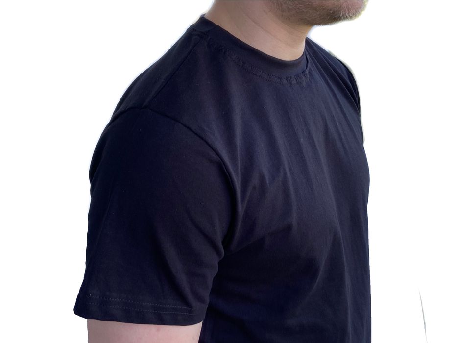 Опт 5шт/роздріб 46-66. Футболка чоловіча чорна біла синя сіра, мужская