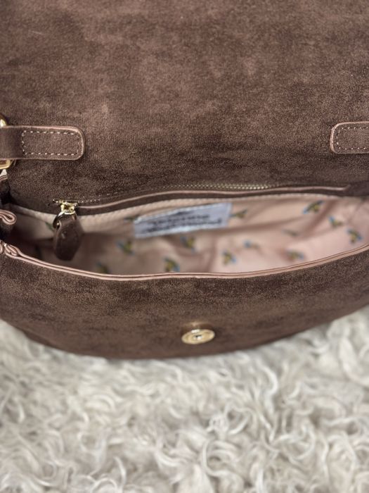 Жіноча сумка Vivienne Westwood Suede Shoulder Bag