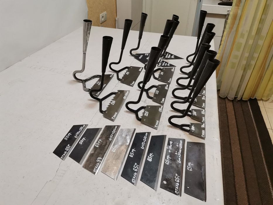 Сапа сапка лезвие сталь 65Г, Германска пила Мотыга Треуголка Качество!