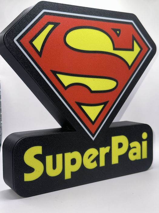 Luminária Personalizada SuperPai