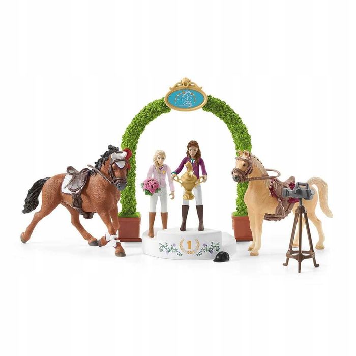 Duży zestaw SCHLEICH 42440  Konie +Akcesoria Zawody Horse Club OKAZJA