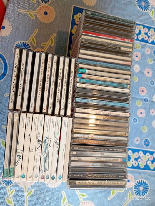 lote de 50 CD de musica originais ATENÇÃO LER O ANUNCIO