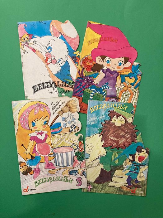 Colecção de 4 Livros Recortados Belfy & Lillibit Anos 80 Disvenda
