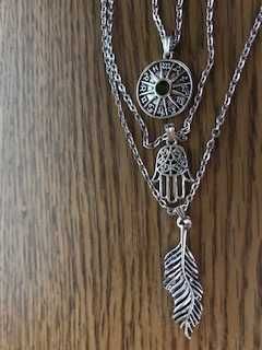 Женская многослойная цепочка колье чокер