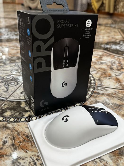 Оригинальная игровая мышь Logitech G Pro X2 Superstrike Lightspeed