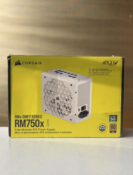 Блок живлення Corsair RM750x SHIFT — новий