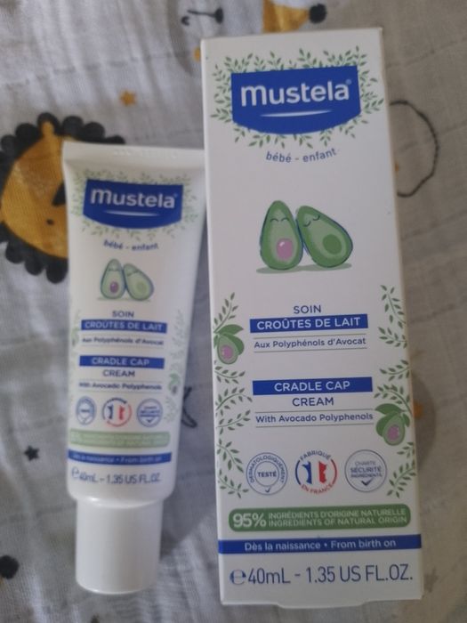 Крем від себорейних (молочних) кірочок Mustela Cradle Cap Cream