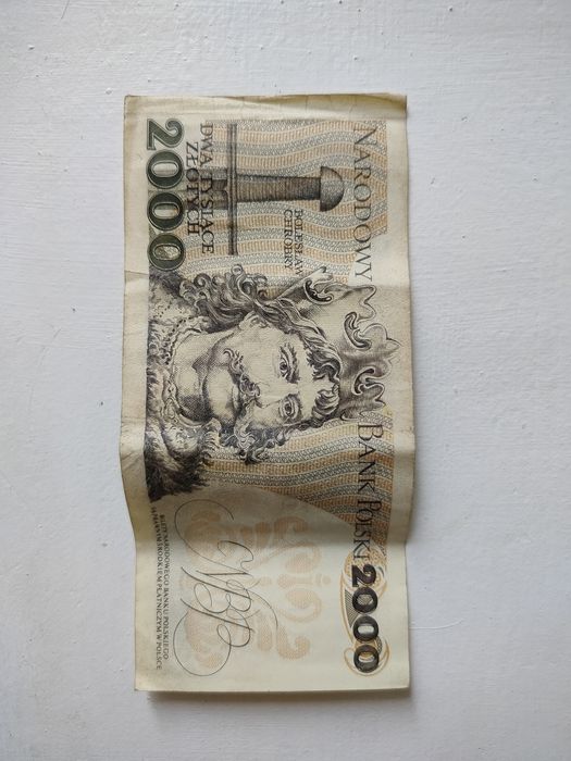 Banknot PRL 2000 zł