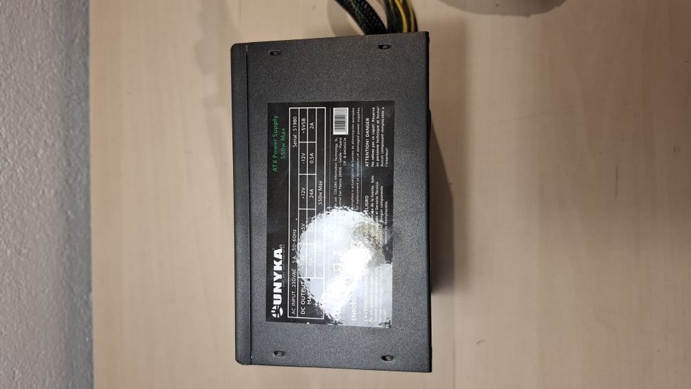 Fonte de alimentação 550w