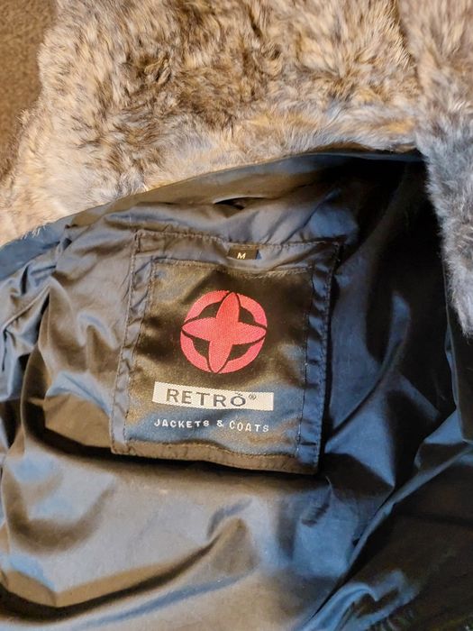 Kurtka męska M z futerkiem