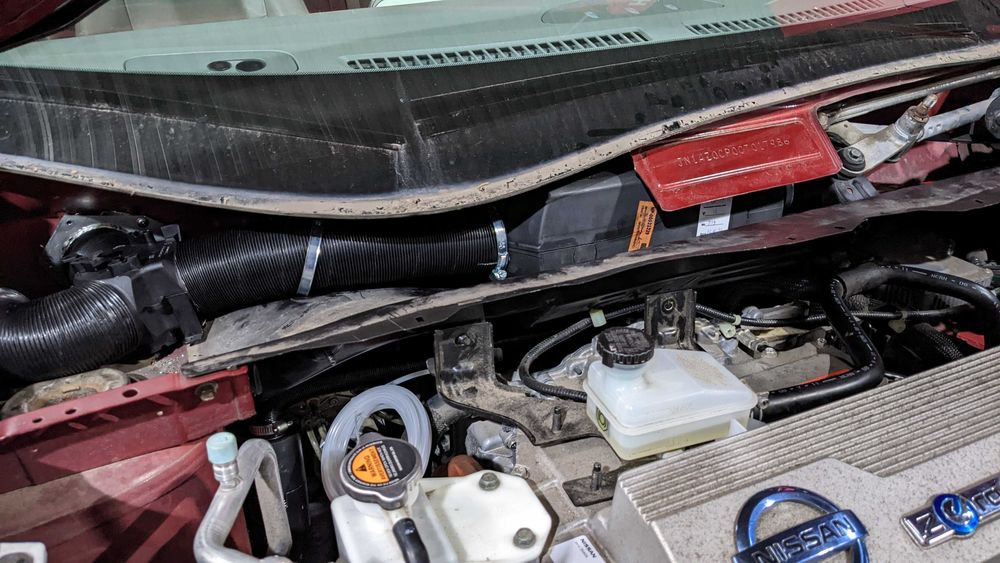 АКЦІЯ !!! Установка обігрівача на Nissan Leaf Отопитель Ниссан Лиф