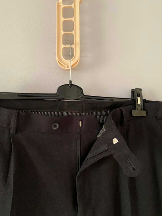 Taylor & Wright spodnie męskie garniturowe duże grafitowe 42 R