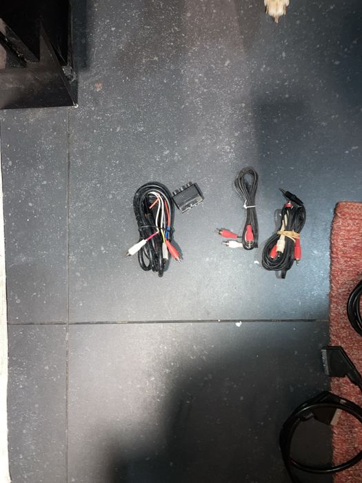 6 cabos scart scart 21 pins e adaptador scart RCA