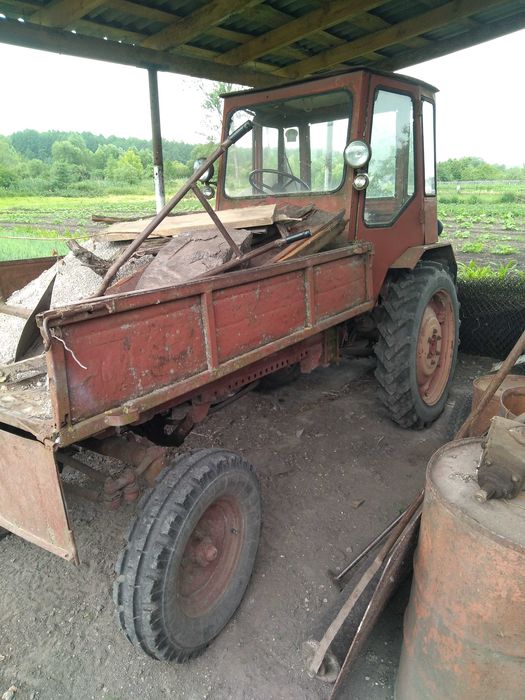 Трактор  т 16 та саморобний