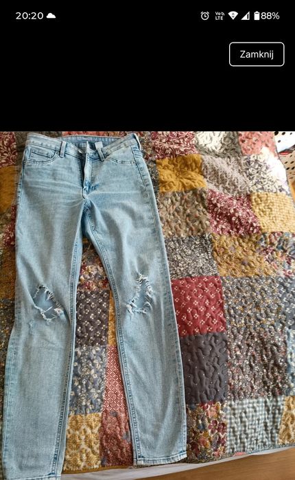Jeansy straight jasnoniebieskie
