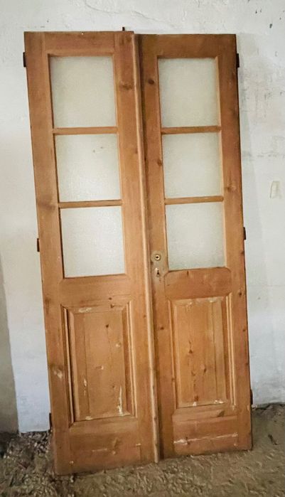 14 portas casquinha antigas (madeira nua)