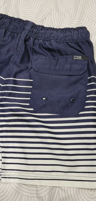 Męskie Spodenki Kąpielowe W Paski