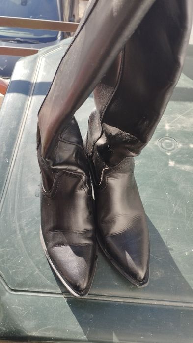 Botas Zara 36 cano alto