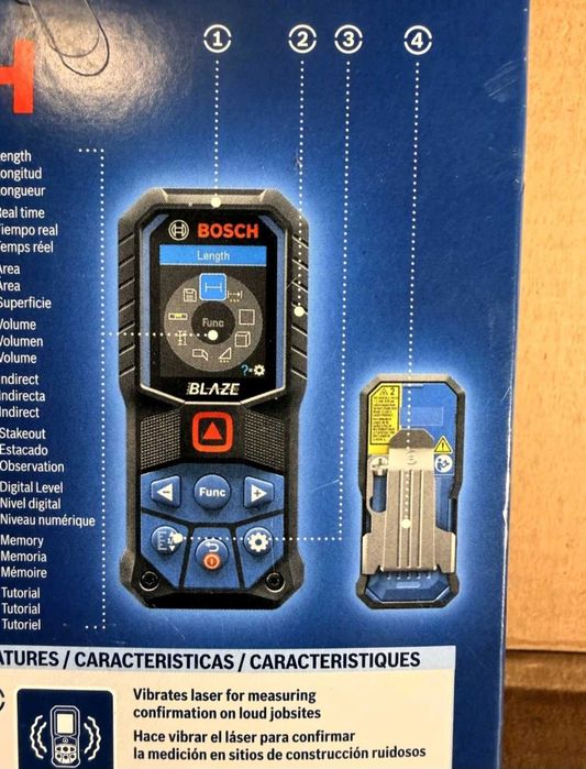 Лазерна рулетка дальномір BOSCH GLM165-27C