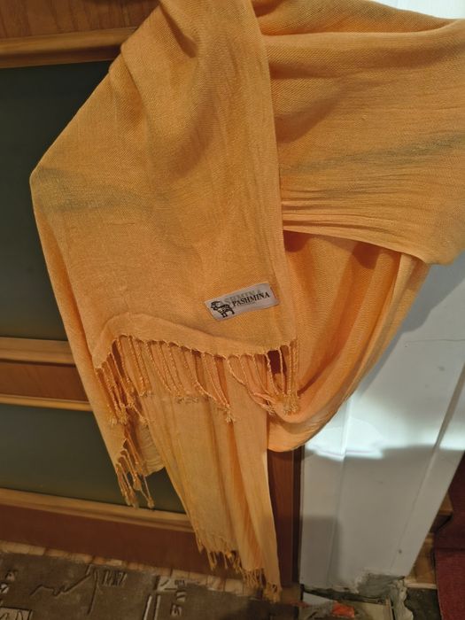 Szaliki pashmina wełna, jedwab