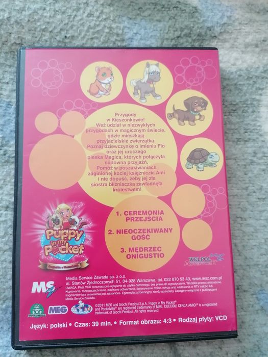 Puppy in my pocket bajka na DVD