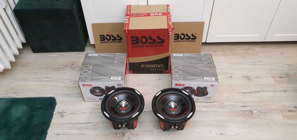 Boss P106DVC, głośniki do subwoofera 2 sztuki Nowe