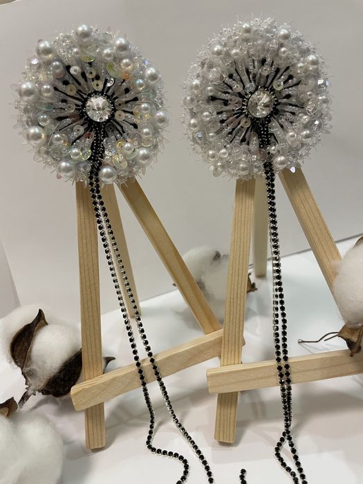 Брошка «кульбаба»