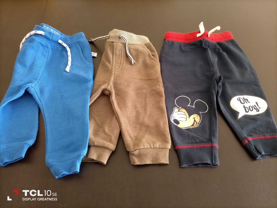 18 peças para meninos de 9/12 meses