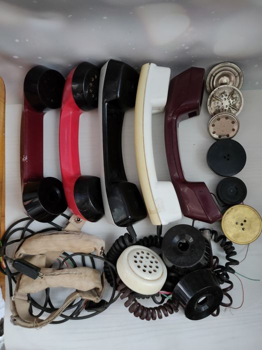 Безкошт.олх.доставка.Ларингофон авиационный ЛА-5, капсулы телефонные