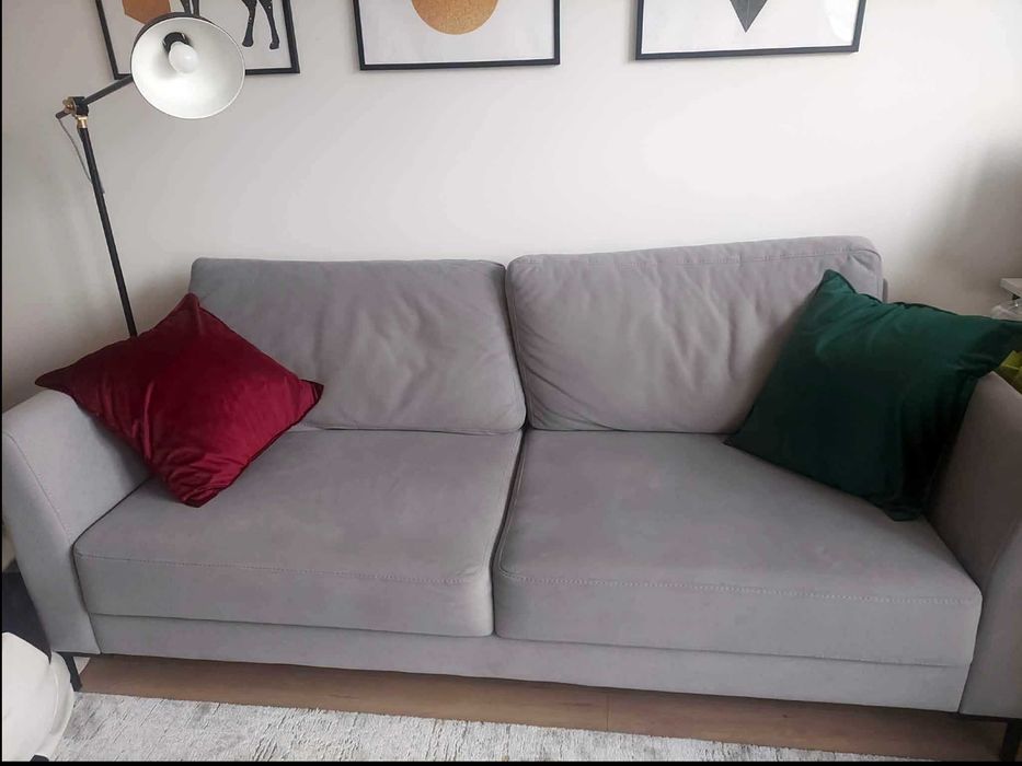 nowoczesna kanapa szara