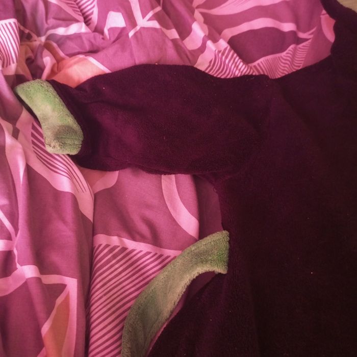 Теплий халат 5-7 років чорний