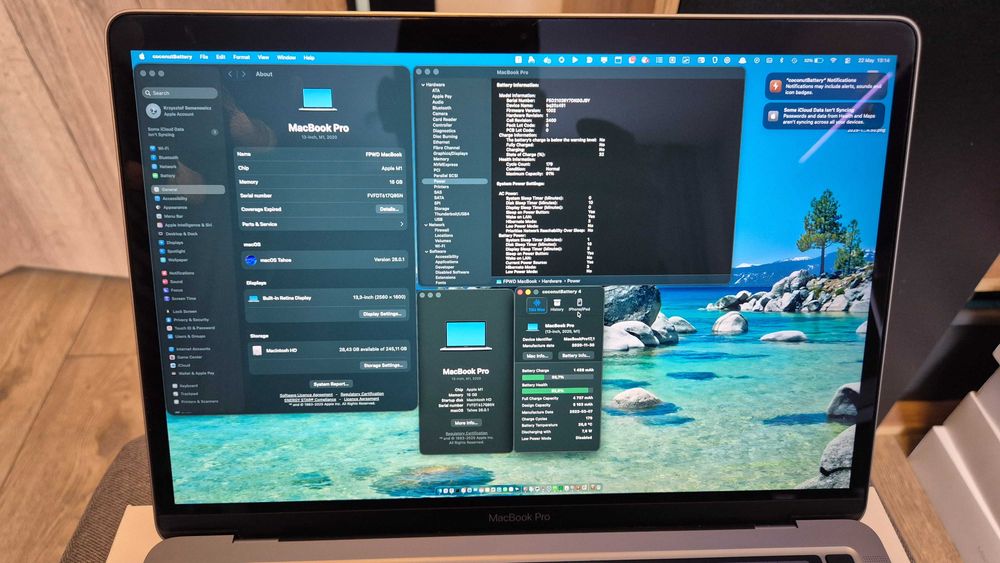 Apple MacBook Pro 13” M1 16GB 256GB Space Gray A2338 + pudełko