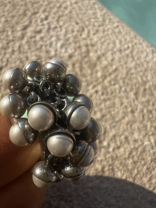 Anel da marca Swatch Prateado.