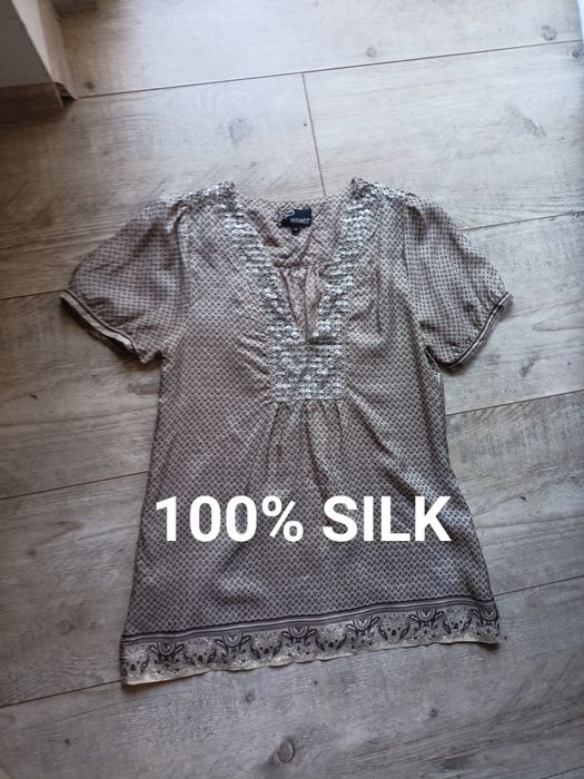 Bluzka jedwab 100% silk m