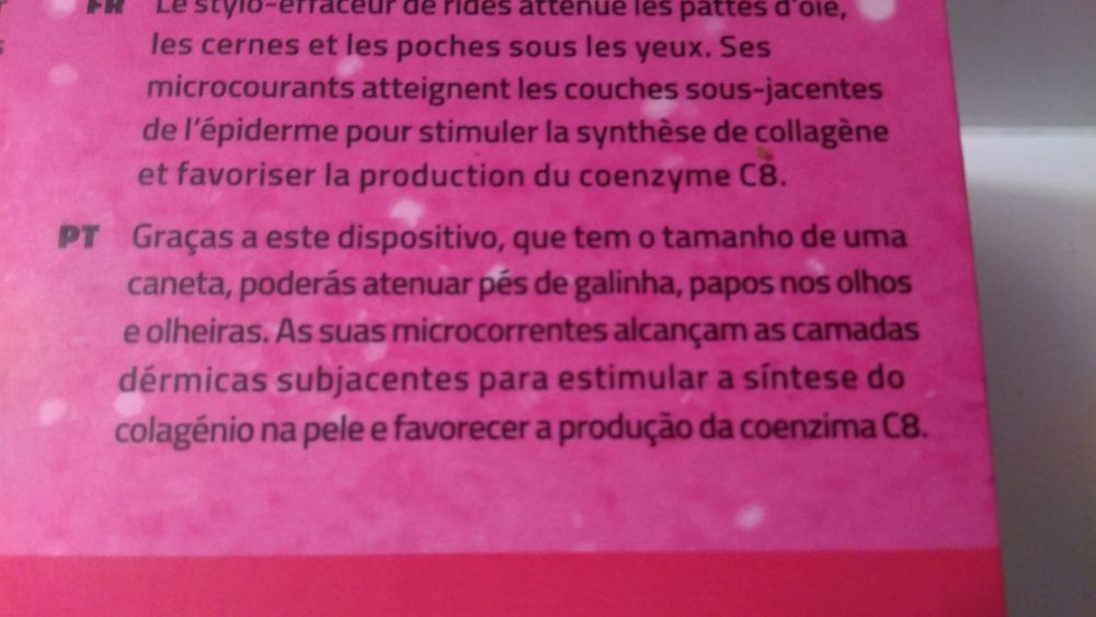 Rejuvenescedor Facial novo - nunca usado. ENVIO GRATIS