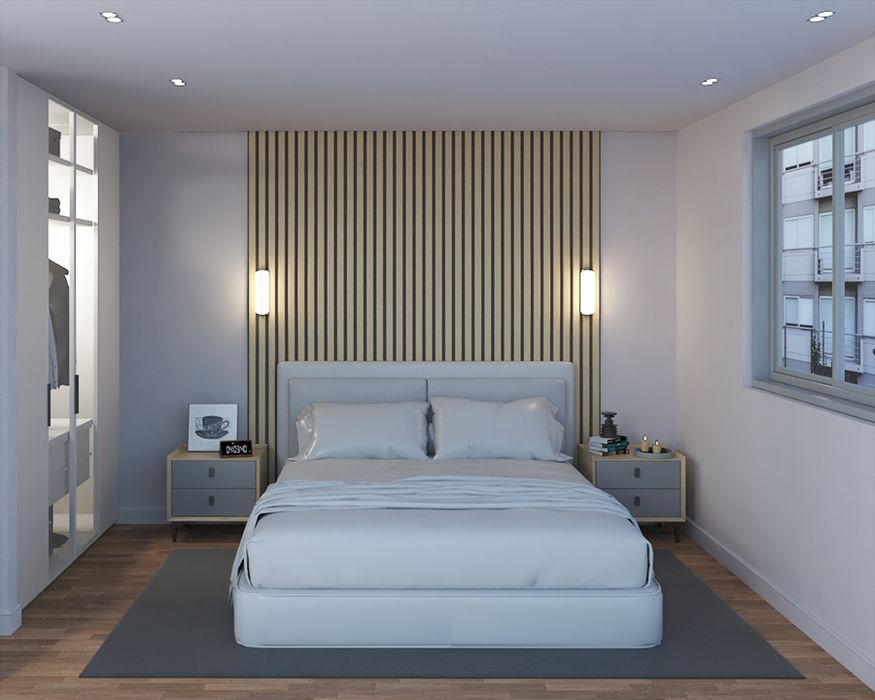 Apartamentos T2 com varanda em construção