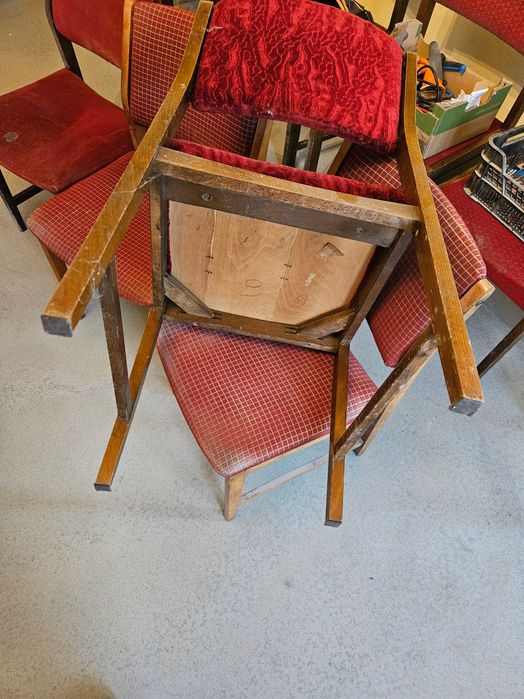 Krzesła kuchenne 4 sztuki tapicerowane typ O/200-213