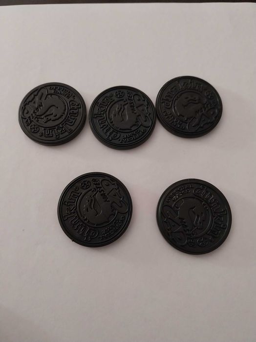 Lote 5 Master Cap Plastic Slammers, Dunkin, raros e colecionáveis