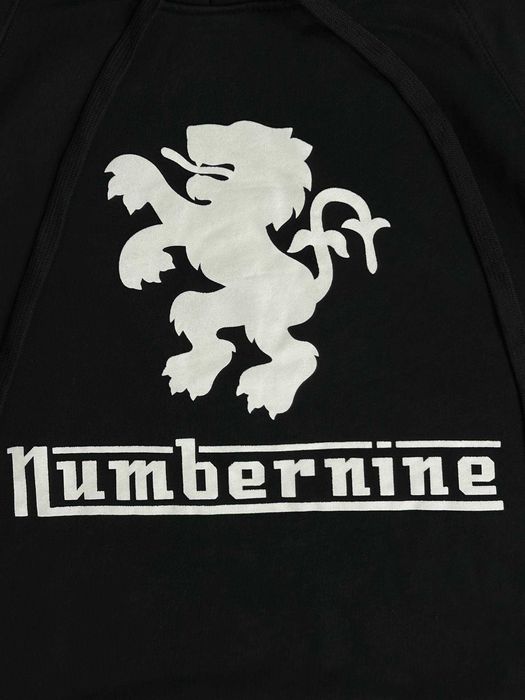 Худі Number (N)ine lion black чорна худи черная кофта