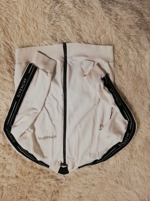 bluza Givenchy M 38 biała z lampasami