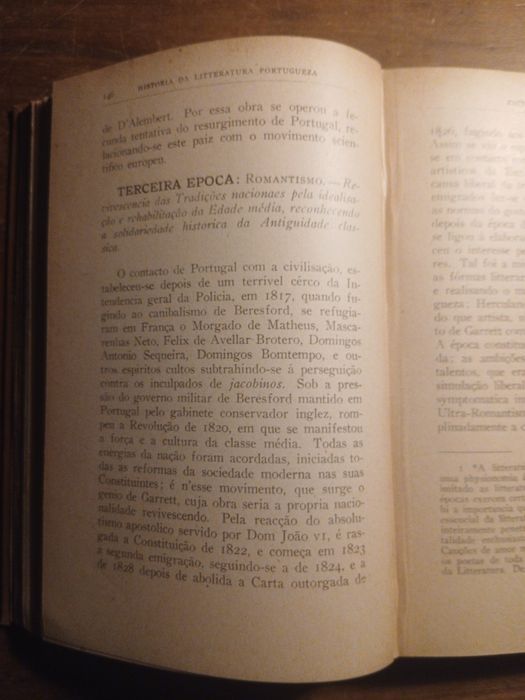 Teophilo Braga, Historia da Literatura Portuguesa (1909)
