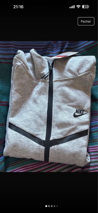 Casaco nike tech fleece hoodie man tamanho S