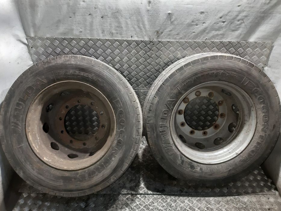 Opony Felgi Koła Ciężarowe 2X 315/60 R22.5 Fulda Ecocontrol
