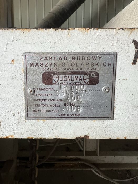 Trak tarczowy Lignuma TR 800 30kW