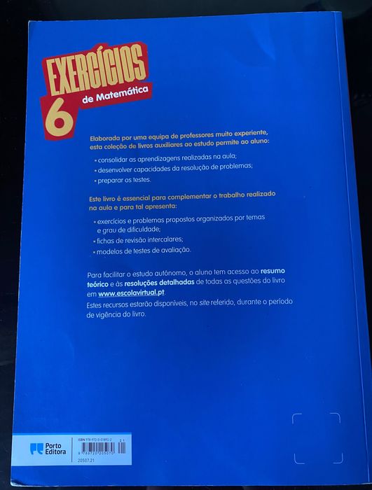livro exercícios matemática 6º ano