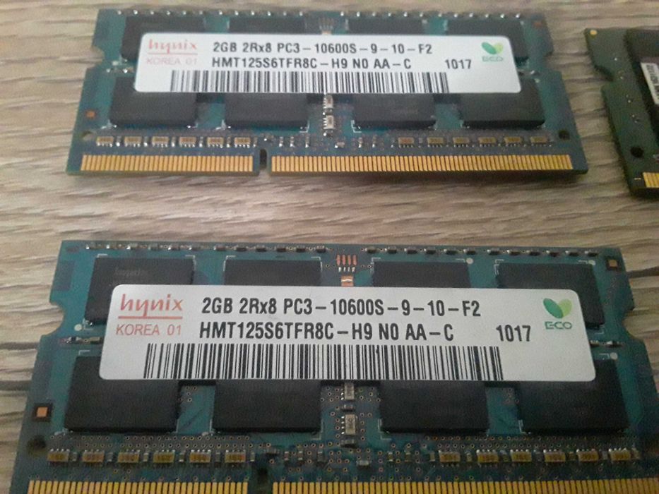 Pamięć laptop, ram do laptopa DDR3 oraz DDR2