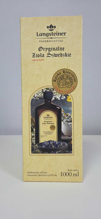 Langsteiner Oryginalne Zioła Szwedzkie, płyn, 1000 ml